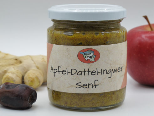 Apfel-Dattel-Ingwer Senf